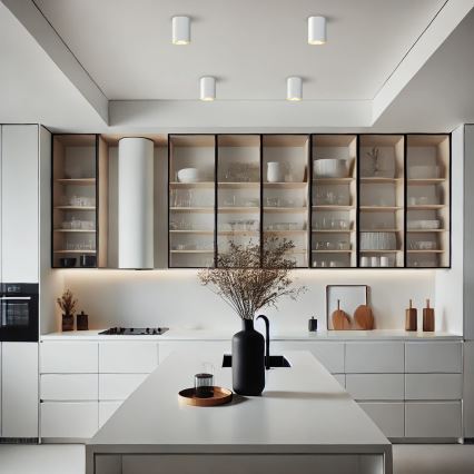 Brilagi - LED RGBW Stmívatelné bodové svítidlo TRINE 1xGU10/6W/230V 3000K bílá/zlatá + dálkové ovládání