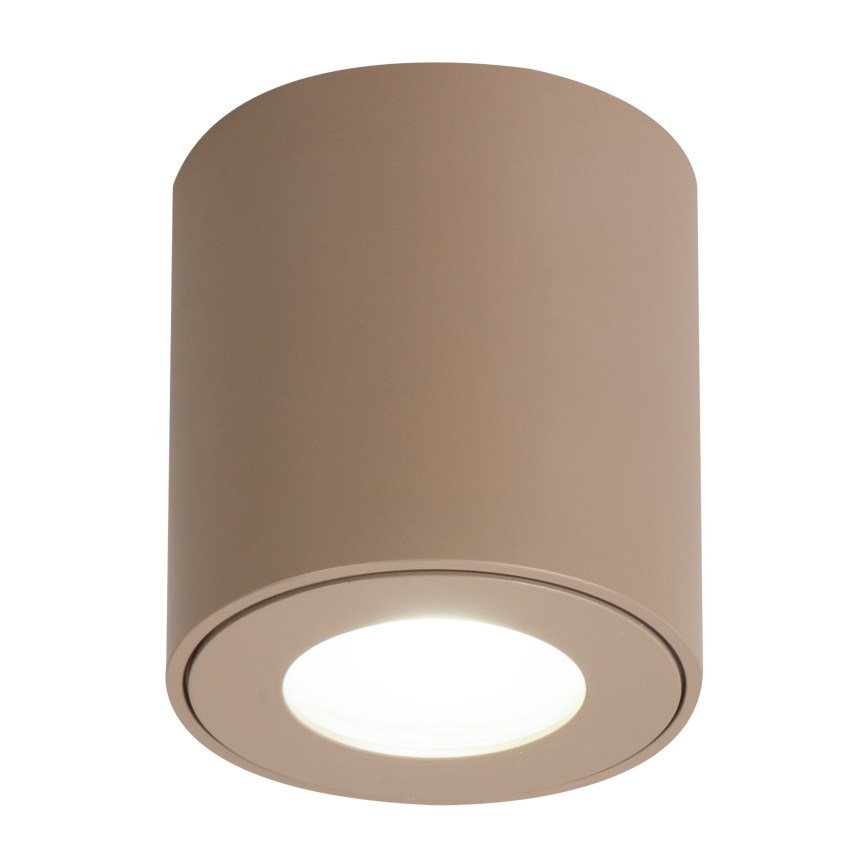 Brilagi - LED RGBW Stmívatelné koupelnové svítidlo MIA 1xGU10/4,8W/230V 3000K 84x80 mm béžová IP54 + dálkové ovládání