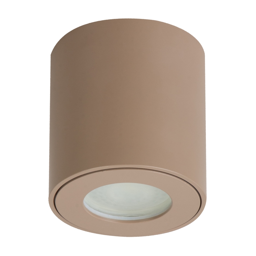 Brilagi - LED RGBW Stmívatelné koupelnové svítidlo MIA 1xGU10/4,8W/230V 3000K 84x80 mm béžová IP54 + dálkové ovládání