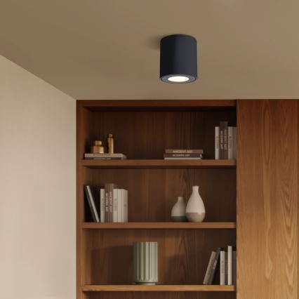 Brilagi - LED RGBW Stmívatelné koupelnové svítidlo MIA 1xGU10/6W/230V 3000K 84x80 mm černá IP54 + dálkové ovládání