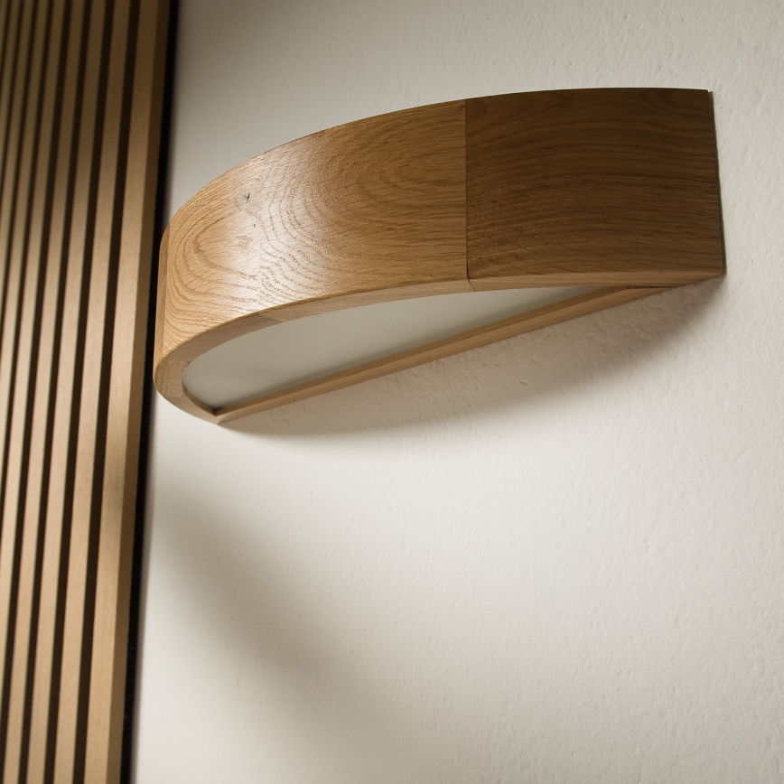 BRILAGI - LED RGBW Stmívatelné nástěnné svítidlo CARVALHO 1xE27/12W/230V 2700-6500K dub
