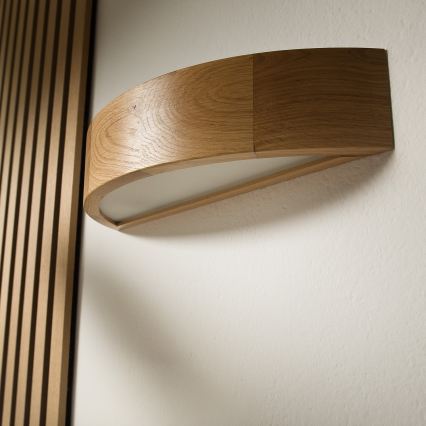 Brilagi - LED RGBW Stmívatelné nástěnné svítidlo CARVALHO 1xE27/15W/230V 2700-6500K Wi-Fi dub