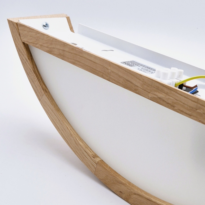 Brilagi - LED RGBW Stmívatelné nástěnné svítidlo CARVALHO 1xE27/15W/230V 2700-6500K Wi-Fi dub