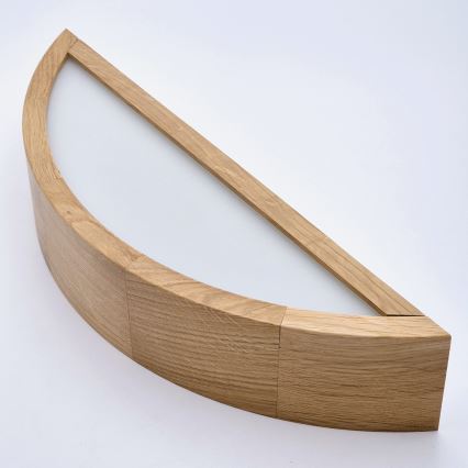 Brilagi - LED RGBW Stmívatelné nástěnné svítidlo CARVALHO 1xE27/15W/230V 2700-6500K Wi-Fi dub