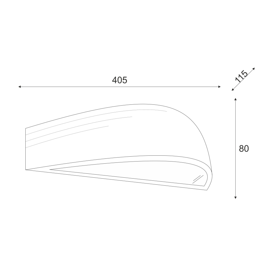 Brilagi - LED RGBW Stmívatelné nástěnné svítidlo CARVALHO 1xE27/15W/230V 2700-6500K Wi-Fi dub