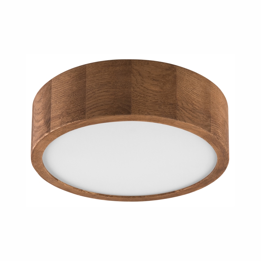 Brilagi - LED RGBW Stmívatelné stropní svítidlo CARVALHO 1xE27/9W/230V 2700-6500K Wi-Fi dub pr. 27,5 cm