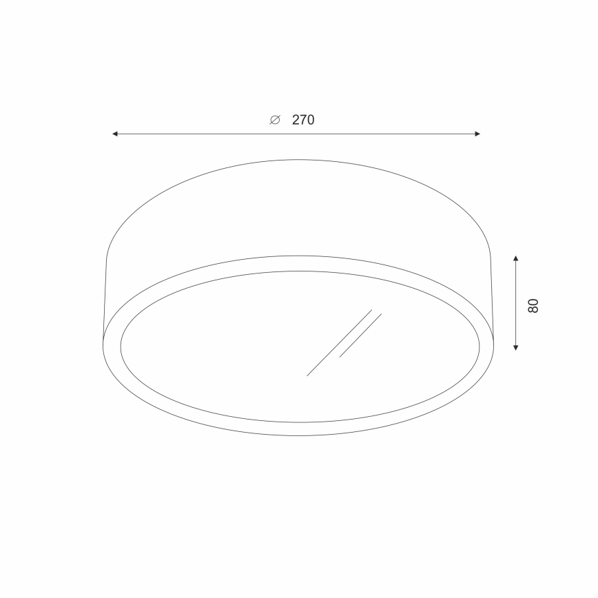 Brilagi - LED RGBW Stmívatelné stropní svítidlo CARVALHO 1xE27/9W/230V 2700-6500K Wi-Fi dub pr. 27,5 cm