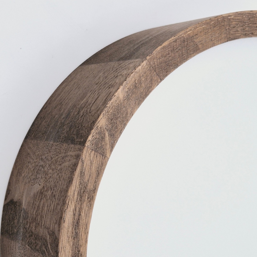 Brilagi - LED RGBW Stmívatelné stropní svítidlo CARVALHO SLIM 1xE27/15W/230V 2700-6500K Wi-Fi dub pr. 27 cm