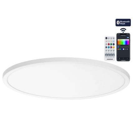 Brilagi - LED RGBW Stmívatelné stropní svítidlo VIBE LED/36W/230V 3000-6500K pr. 40 cm bílá + dálkové ovládání