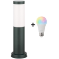 Brilagi - LED RGBW Stmívatelná venkovní lampa 1xE27/15W/230V 2700-6500K IP44 40 cm antracit