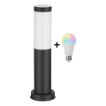 BRILAGI - LED RGBW Stmívatelná venkovní lampa NOVA 1xE27/12W/230V 2700-6500K IP44 40 cm černá
