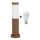Brilagi - LED RGBW Stmívatelná venkovní lampa NOVA 1xE27/9W/230V 2700-6500K IP44 40 cm hnědá