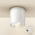 Brilagi - LED RGBW Stmívatelné bodové svítidlo MIA 1xGU10/4,8W/230V 3000K 84x80 mm bílá + dálkové ovládání