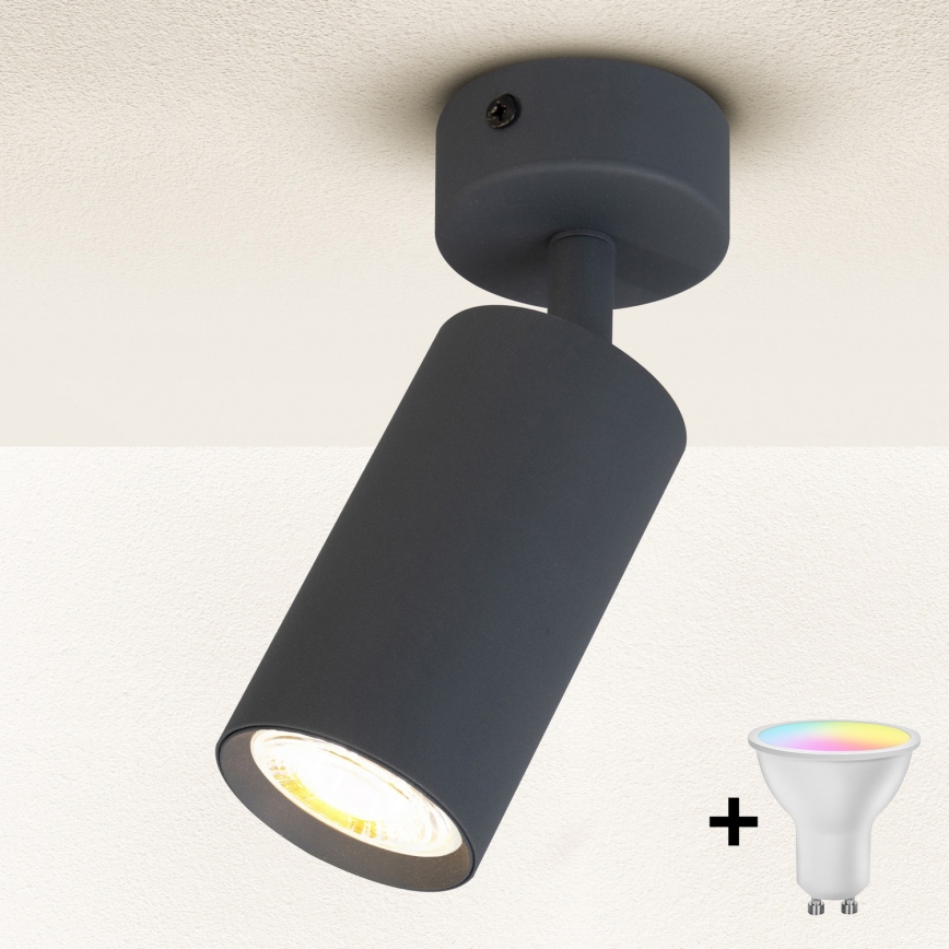 Brilagi - LED RGBW Stmívatelné bodové svítidlo SELE 1xGU10/6,5W/230V 2700-6500K antracit