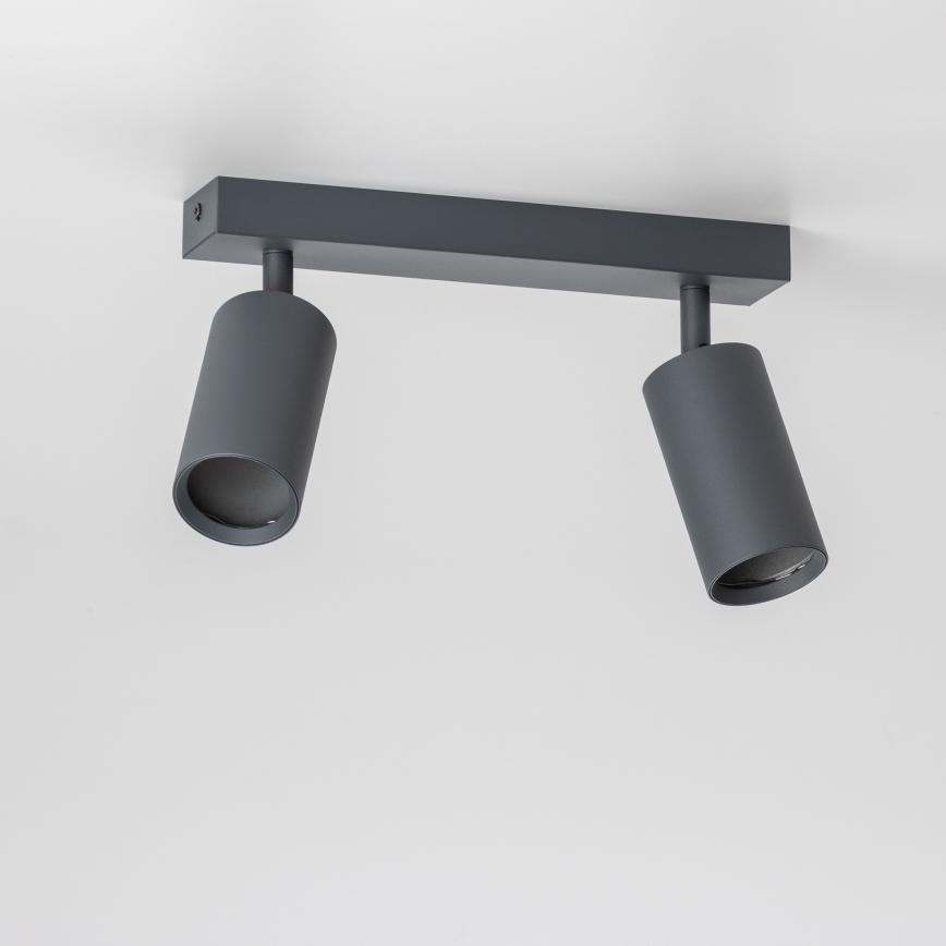 Brilagi - LED RGBW Stmívatelné bodové svítidlo SELE 2xGU10/4,8W/230V 3000K antracit + dálkové ovládání
