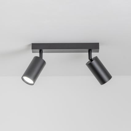 Brilagi - LED RGBW Stmívatelné bodové svítidlo SELE 2xGU10/4,8W/230V 3000K černá + dálkové ovládání