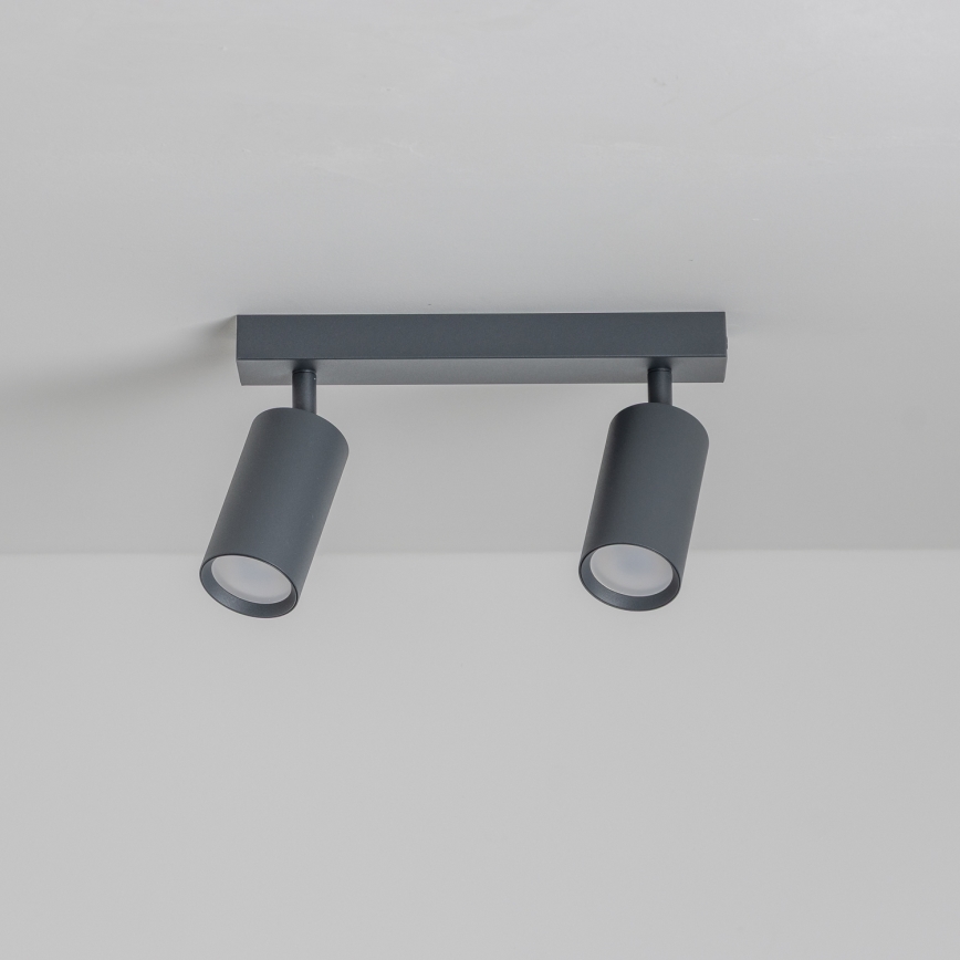 Brilagi - LED RGBW Stmívatelné bodové svítidlo SELE 2xGU10/6W/230V 3000K antracit + dálkové ovládání