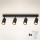 Brilagi - LED RGBW Stmívatelné bodové svítidlo SELE 4xGU10/4,8W/230V 3000K černá/zlatá + dálkové ovládání