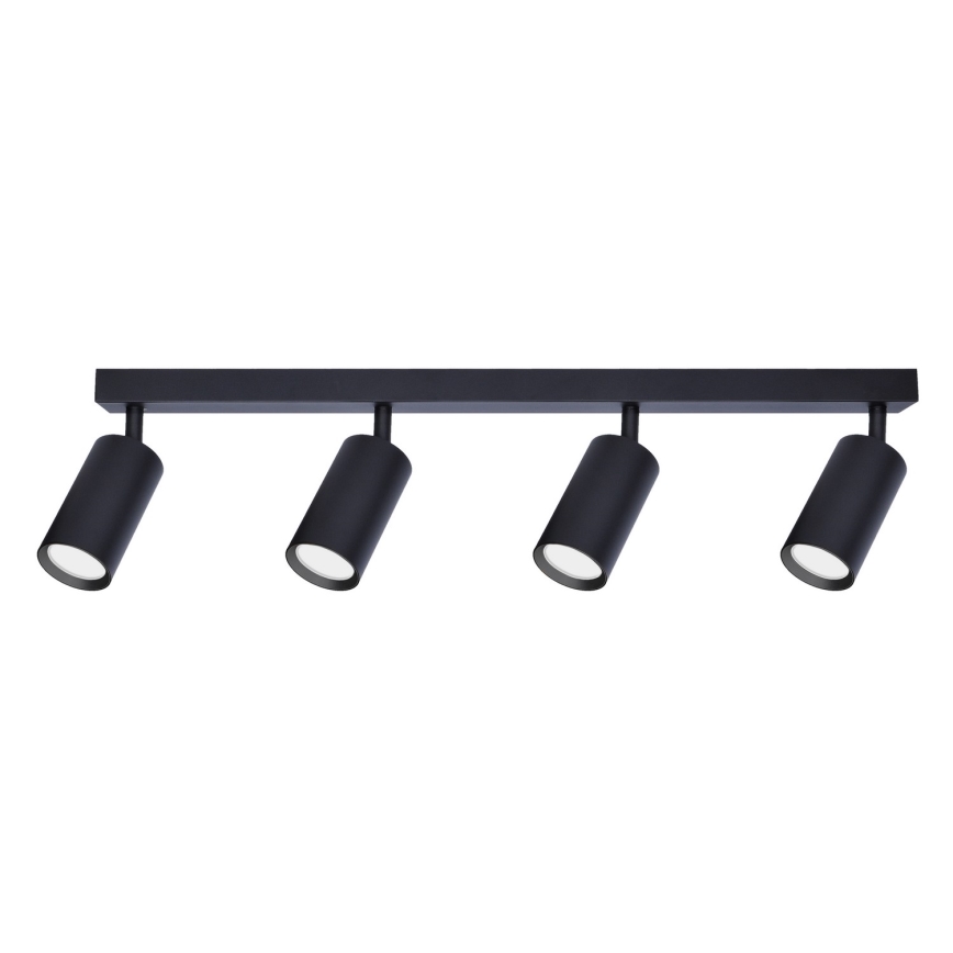 Brilagi - LED RGBW Stmívatelné bodové svítidlo SELE 4xGU10/4,8W/230V 3000K černá + dálkové ovládání