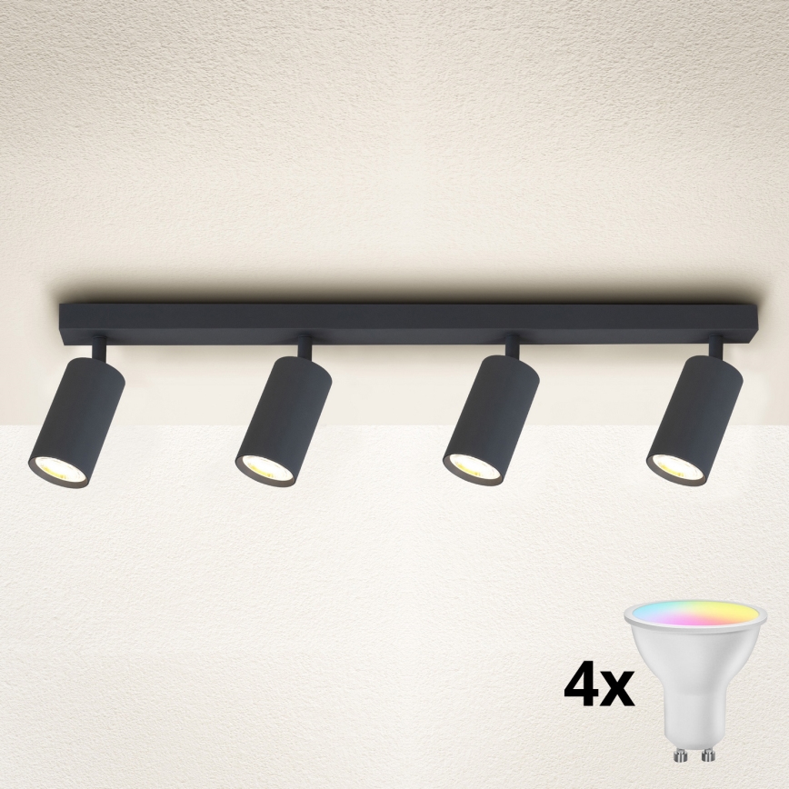 Brilagi - LED RGBW Stmívatelné bodové svítidlo SELE 4xGU10/6,5W/230V 2700-6500K antracit