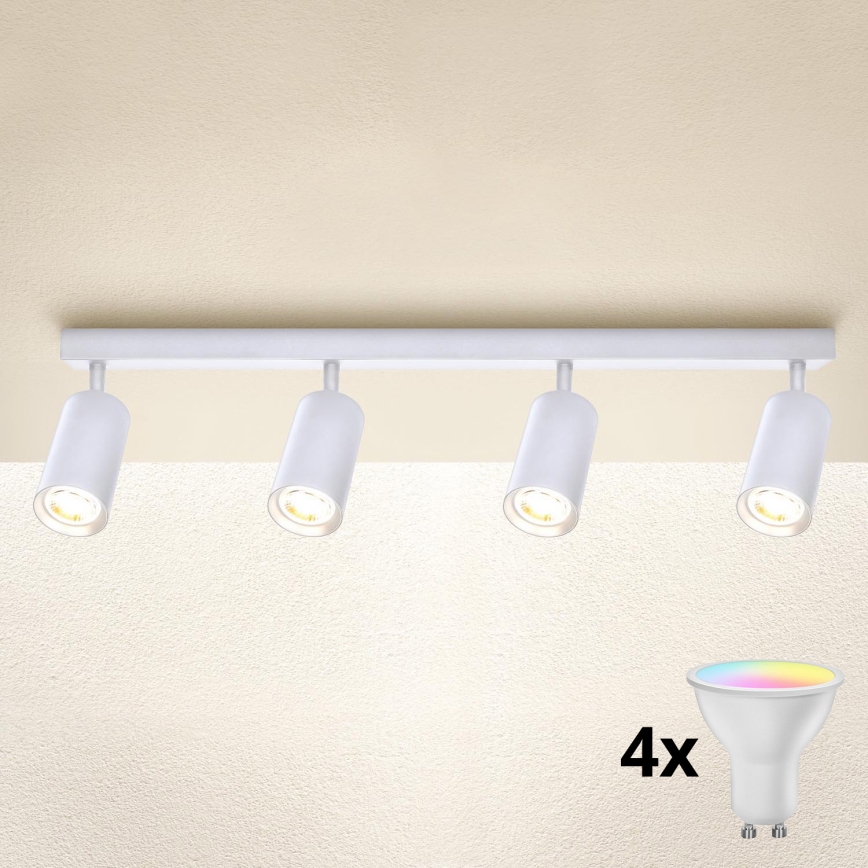 Brilagi - LED RGBW Stmívatelné bodové svítidlo SELE 4xGU10/6,5W/230V 2700-6500K bílá