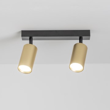 Brilagi - LED RGBW Stmívatelné bodové svítidlo SELE GOLDEN 2xGU10/6,5W/230V 2700-6500K černá/zlatá
