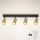 Brilagi - LED RGBW Stmívatelné bodové svítidlo SELE GOLDEN 4xGU10/4,8W/230V 3000K černá/zlatá + dálkové ovládání