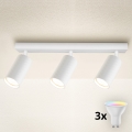 Brilagi - LED RGBW Stmívatelné bodové svítidlo SELE MODERN 3xGU10/4,8W/230V 3000K bílá + dálkové ovládání