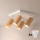 Brilagi - LED RGBW Stmívatelné bodové svítidlo SELE SQUARE 4xGU10/6,5W/230V 2700-6500K bílá/dekor dubu