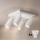 Brilagi - LED RGBW Stmívatelné bodové svítidlo SELE SQUARE 4xGU10/6,5W/230V 2700-6500K bílá