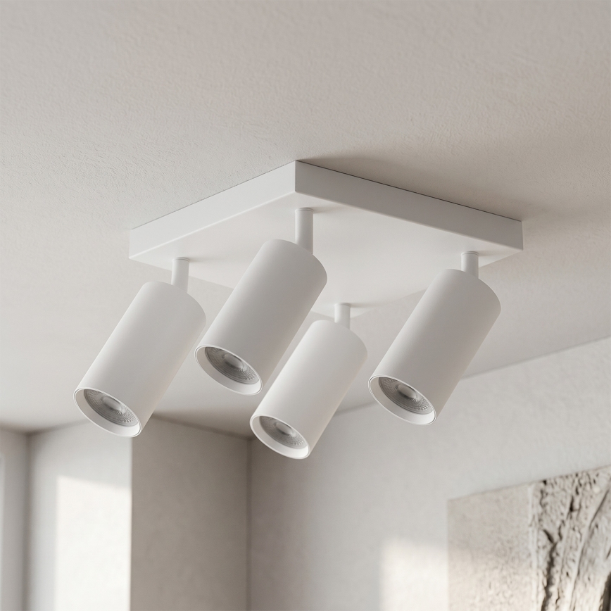 Brilagi - LED RGBW Stmívatelné bodové svítidlo SELE SQUARE 4xGU10/6,5W/230V 2700-6500K bílá