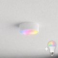 BRILAGI - LED RGBW Stmívatelné koupelnové stropní svítidlo CLARE 1xE27/12W/230V 2700-6500K pr. 20 cm IP54 bílá