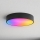 Brilagi - LED RGBW Stmívatelné koupelnové stropní svítidlo CLARE 3xE27/9W/230V 2700-6500K pr. 40 cm IP54 Wi-Fi černá