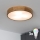 Brilagi - LED RGBW Stmívatelné stropní svítidlo CARVALHO 3xE27/9W/230V 2700-6500K Wi-Fi dub pr. 47,5 cm