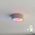 BRILAGI - LED RGBW Stmívatelné stropní svítidlo CLARE 1xE27/12W/230V 2700-6500K pr. 20 cm béžová