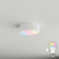 BRILAGI - LED RGBW Stmívatelné stropní svítidlo CLARE 1xE27/12W/230V 2700-6500K pr. 20 cm bílá