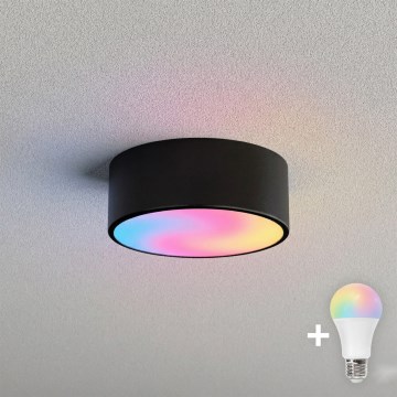 BRILAGI - LED RGBW Stmívatelné stropní svítidlo CLARE 1xE27/12W/230V 2700-6500K pr. 20 cm černá