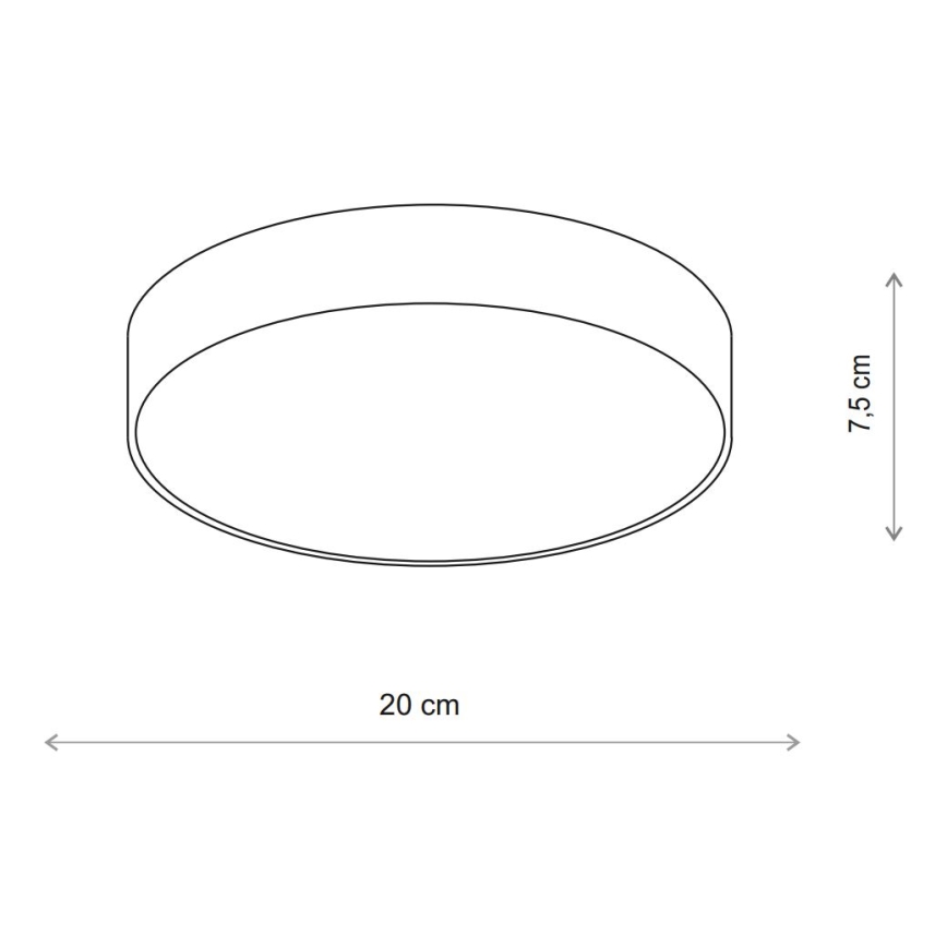BRILAGI - LED RGBW Stmívatelné stropní svítidlo CLARE 1xE27/12W/230V 2700-6500K pr. 20 cm béžová