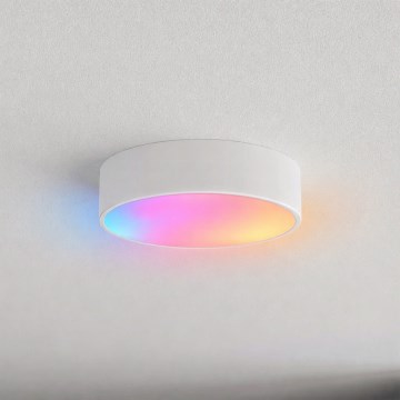 Brilagi - LED RGBW Stmívatelné stropní svítidlo CLARE 2xE27/9W/230V 2700-6500K pr. 30 cm Wi-Fi bílá