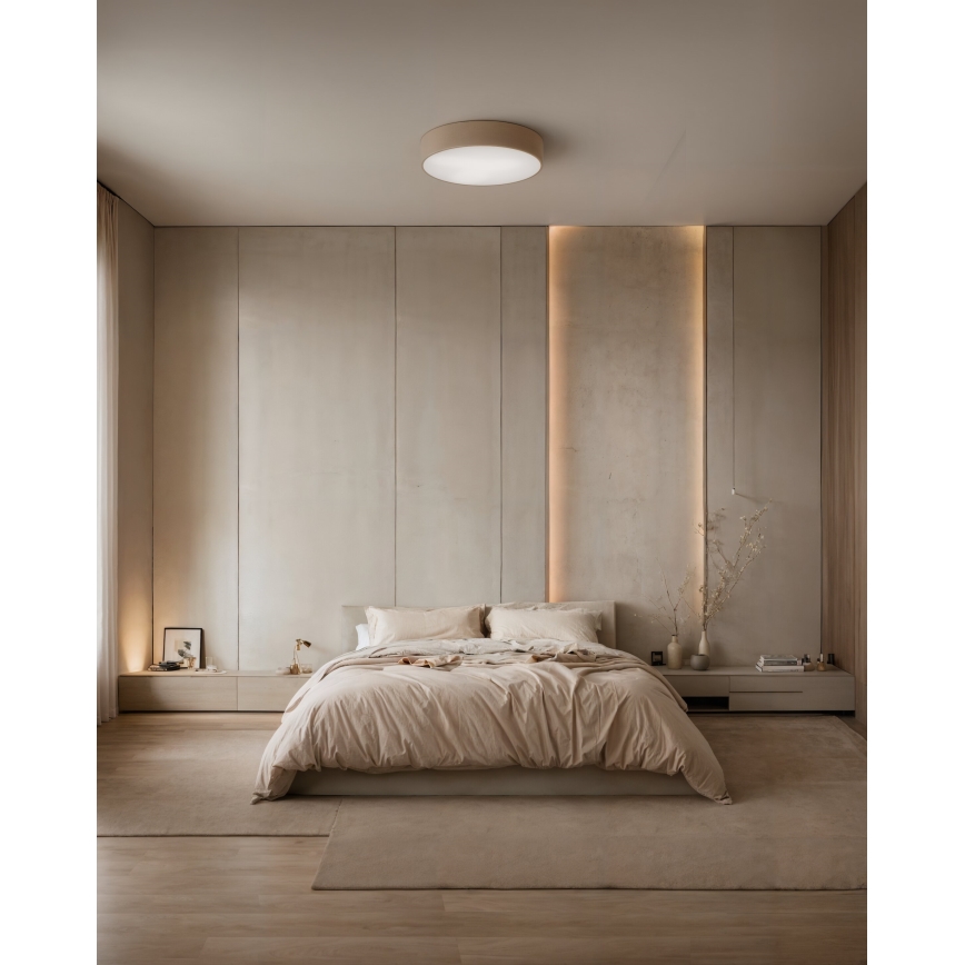 Brilagi - LED RGBW Stmívatelné stropní svítidlo CLARE 4xE27/9W/230V 2700-6500K pr. 50 cm Wi-Fi béžová