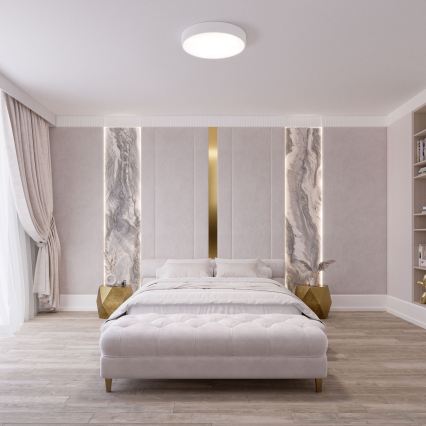 Brilagi - LED RGBW Stmívatelné stropní svítidlo CLARE 4xE27/9W/230V 2700-6500K pr. 50 cm Wi-Fi bílá