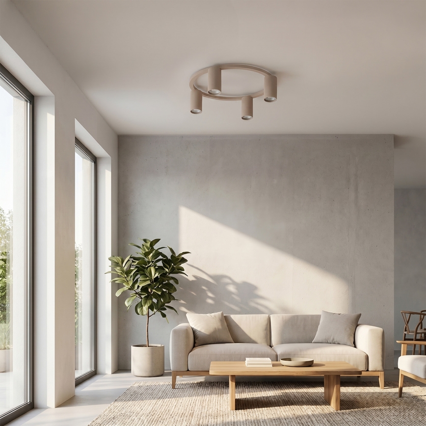 Brilagi - LED RGBW Stmívatelné stropní svítidlo SELE 4xGU10/6,5W/230V 2700-6500K béžová