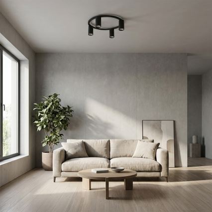 Brilagi - LED RGBW Stmívatelné stropní svítidlo SELE 4xGU10/6,5W/230V 2700-6500K černá