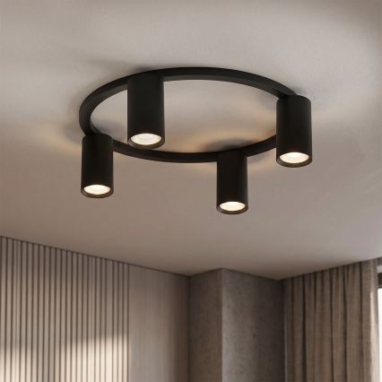 Brilagi - LED RGBW Stmívatelné stropní svítidlo SELE 4xGU10/6,5W/230V 2700-6500K černá