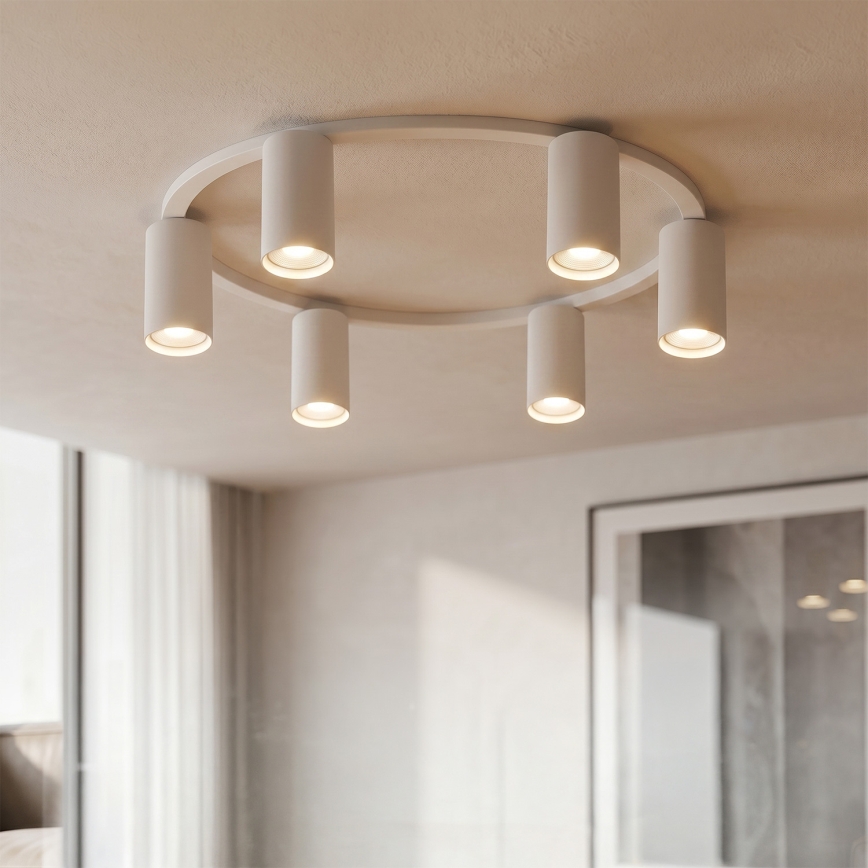 Brilagi - LED RGBW Stmívatelné stropní svítidlo SELE 6xGU10/6,5W/230V 2700-6500K bílá + dálkové ovládání