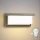 Brilagi - LED RGBW Stmívatelné venkovní nástěnné svítidlo BRICKY 1xE27/9W/230V 2700-6500K IP54 šedá