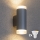 Brilagi - LED RGBW Stmívatelné venkovní nástěnné svítidlo MATERA 2xGU10/4,8W/230V 3000K IP54 šedá + dálkové ovládání