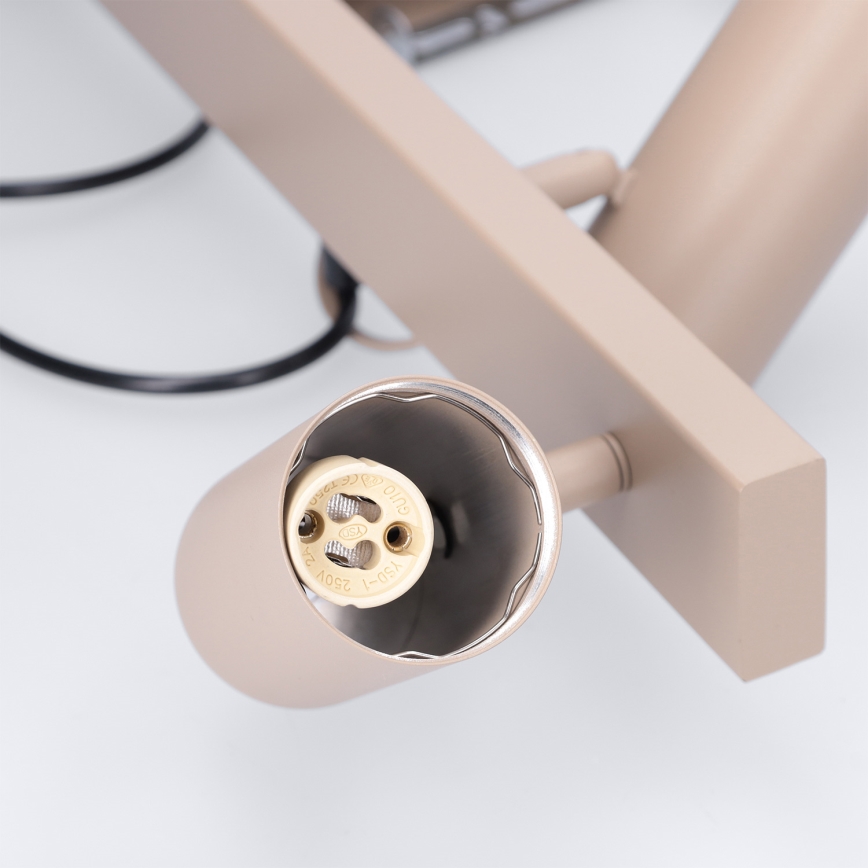 Brilagi - LED RGBW Stmívatelný lustr na lanku SELE 4xGU10/6,5W/230V 2700-6500K béžová