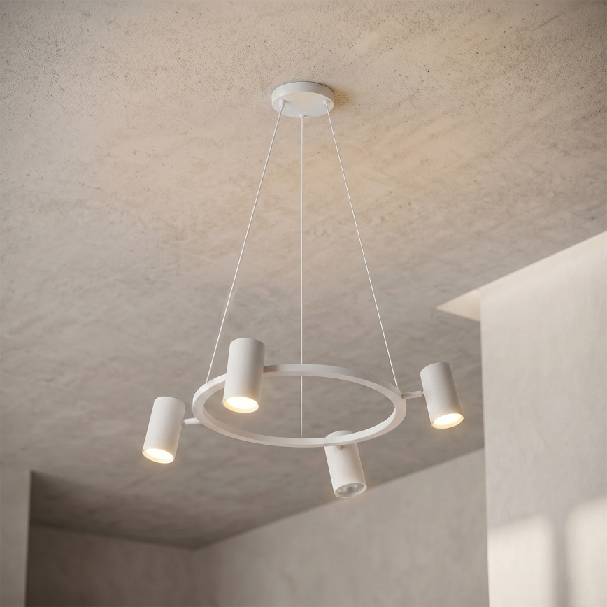 Brilagi - LED RGBW Stmívatelný lustr na lanku SELE 4xGU10/6,5W/230V 2700-6500K bílá