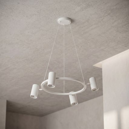 Brilagi - LED RGBW Stmívatelný lustr na lanku SELE 4xGU10/6,5W/230V 2700-6500K bílá